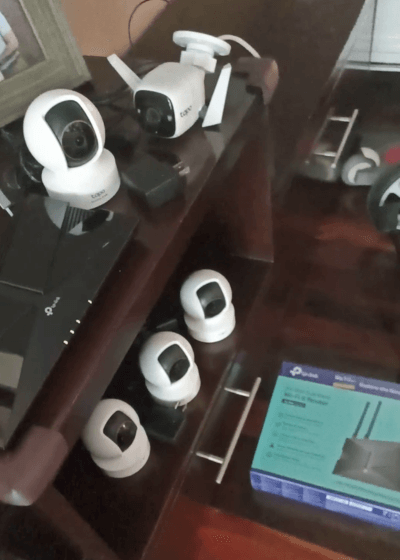 cámaras wifi y router para local comercial Lima