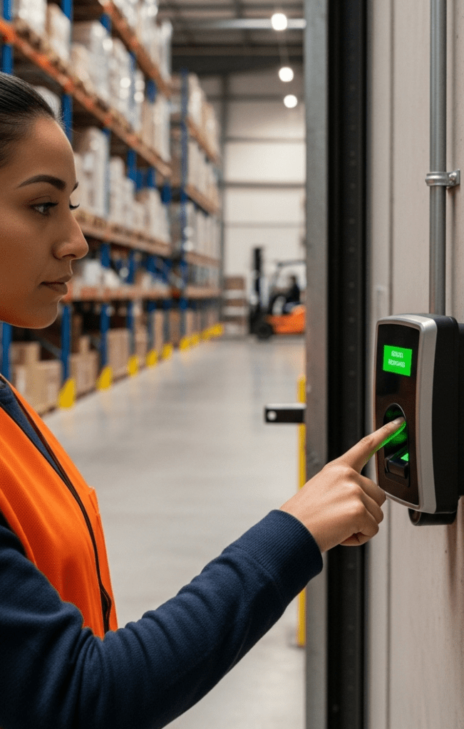 control acceso biometrico huella dactilar RFID empresas Lima Peru ZKTeco
T