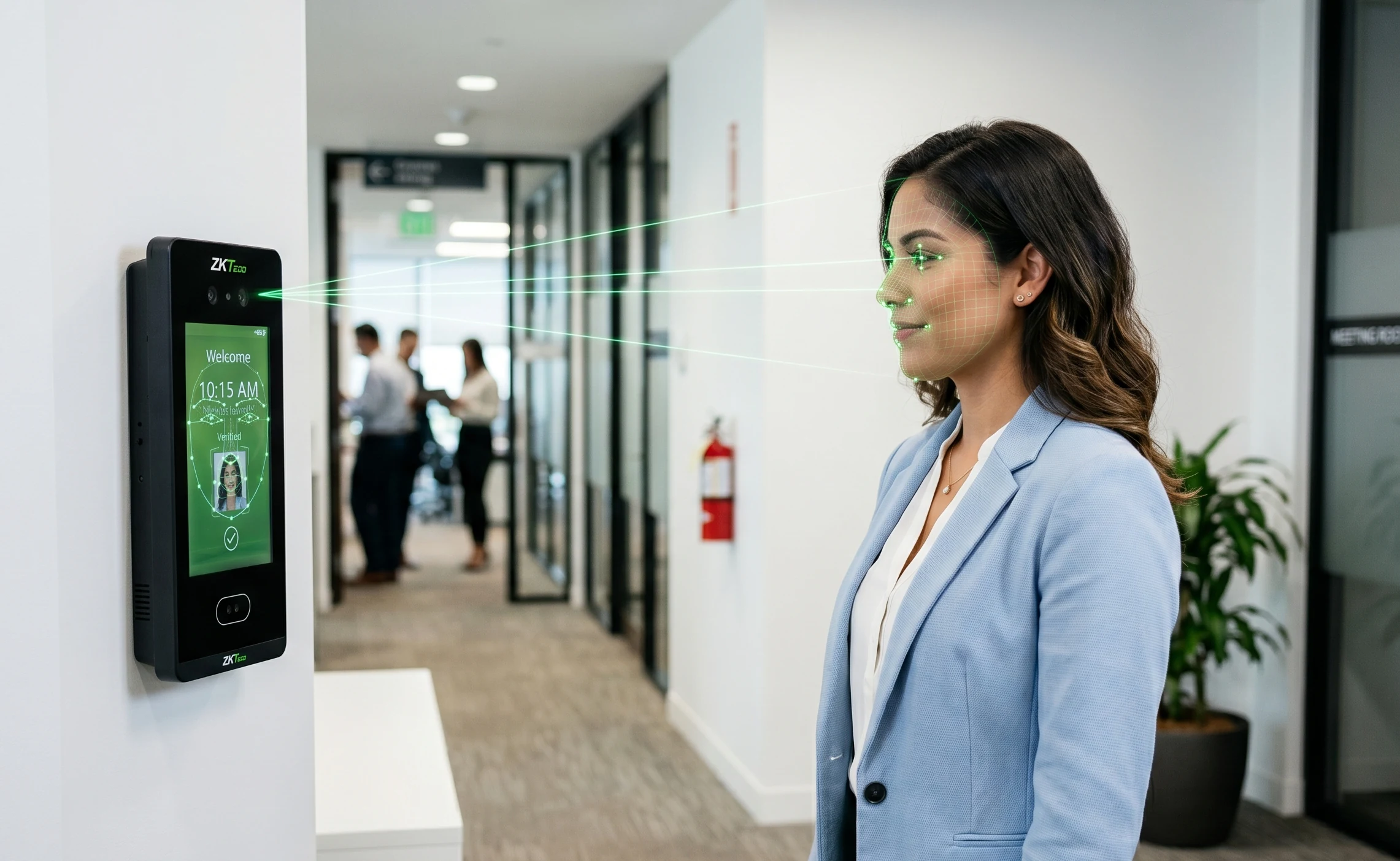 Control de acceso por reconocimiento facial con tecnología de luz visible e infrarrojo para empresas en Lima Perú