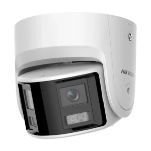 Hikvision DS-2CD2347G2P-LSU/SL - cámara panorámica ColorVu 180° con doble lente y alarma activa