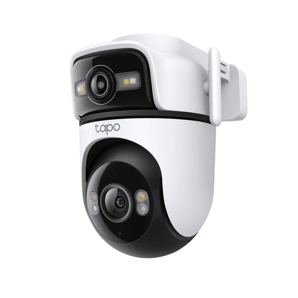 TP-Link Tapo C545D - cámara IP exterior de doble lente 2K con visión nocturna e IP66