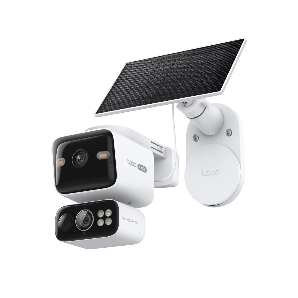 TP-Link Tapo C645D Kit – Cámara WiFi Solar Doble Lente 2K con Panel Solar - Image 2